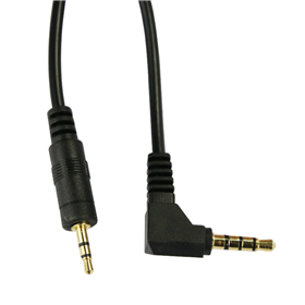 耳機線，3.5立體頭，90度彎頭音視頻線，鍍金耳機線